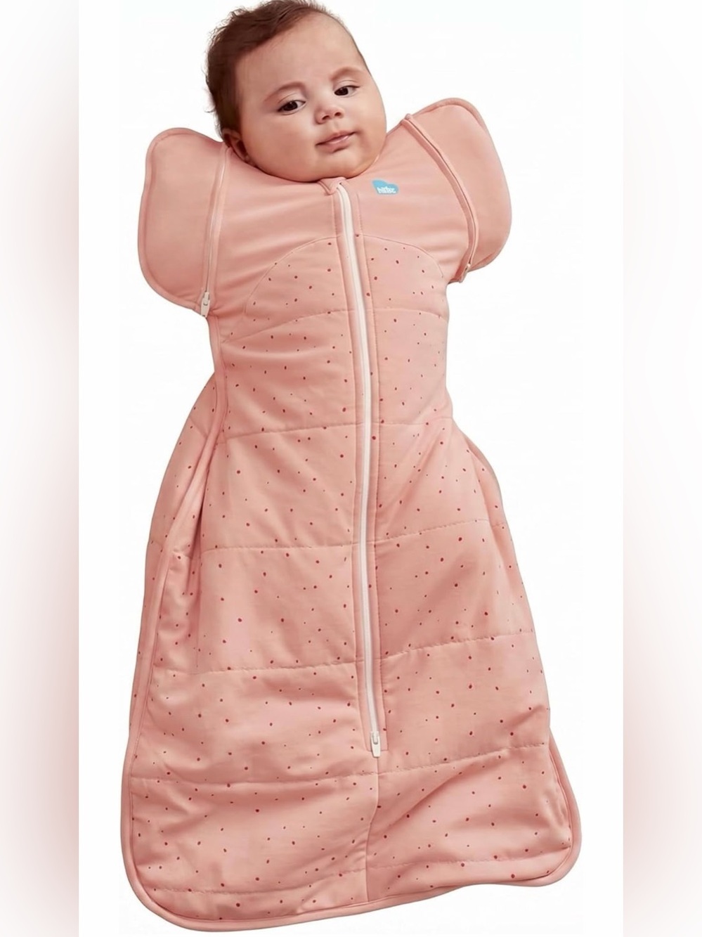 Love to Dream Swaddle UP, Transition Bag Warm 2.5 TOG Rose Pebbles Size S